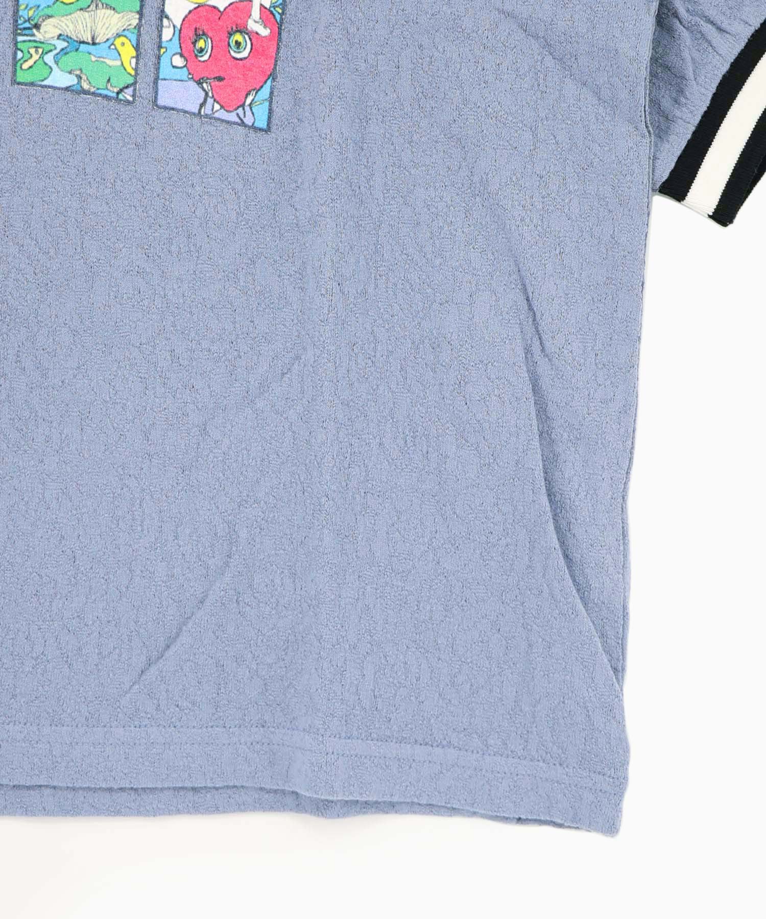 161648：カラフルポップ柄ローズジャガードTシャツの通販-ScoLar