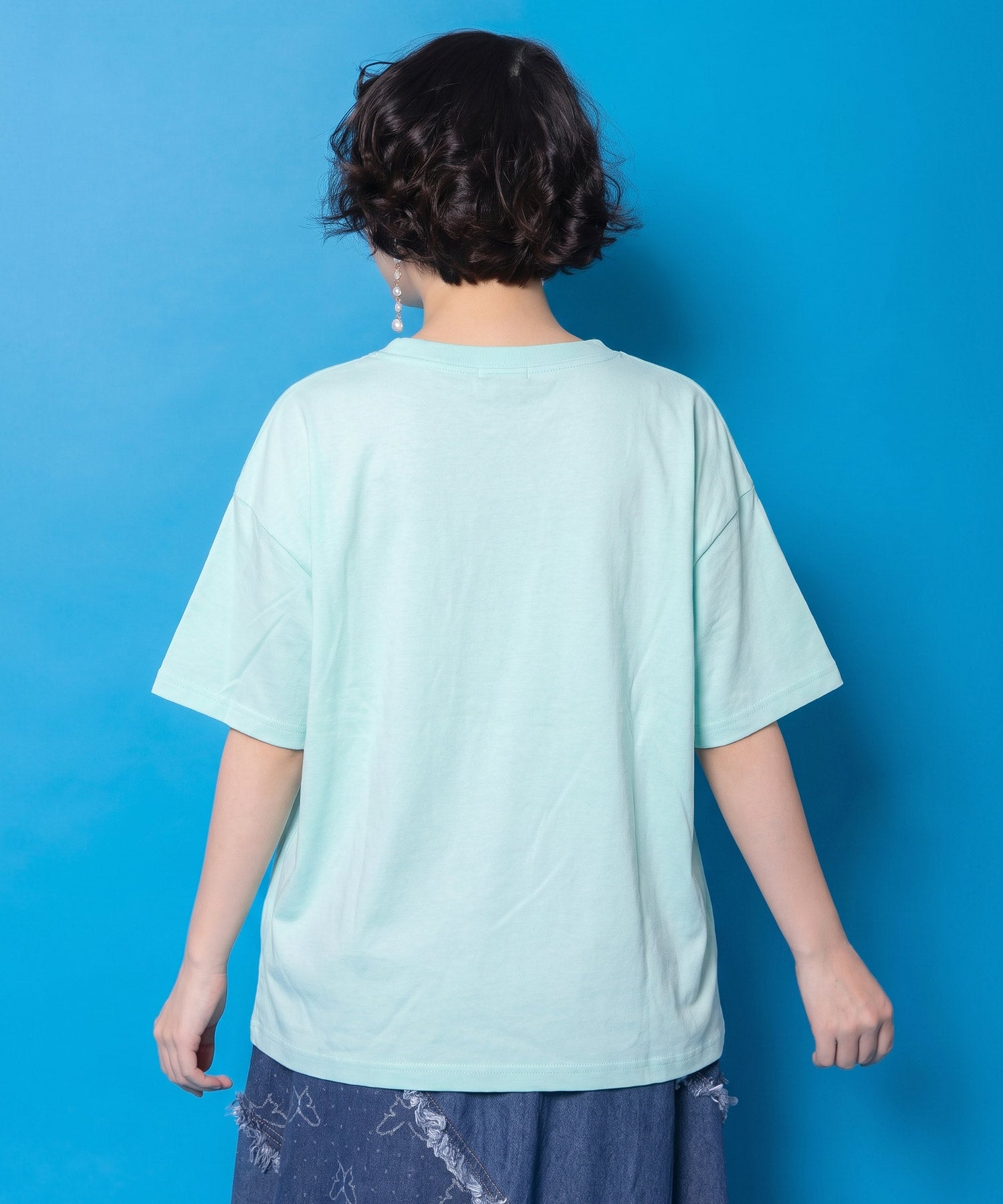 161646：天日干しアニマルぬい刺繍Tシャツの通販-ScoLar