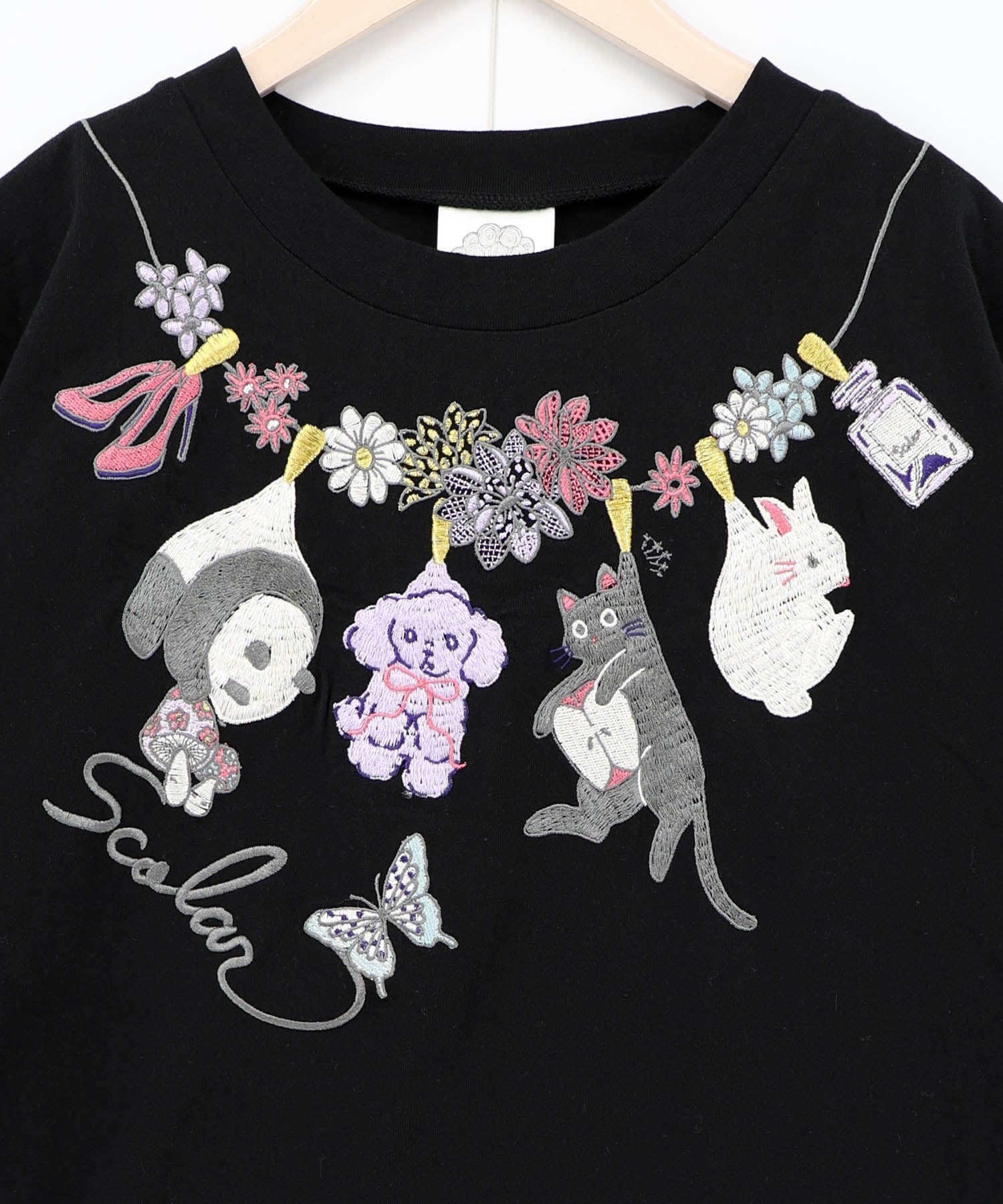 kosuke様 161646：天日干しアニマルぬい刺繍Tシャツの通販-ScoLar