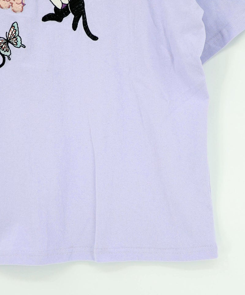 天日干しアニマルぬい刺繍Tシャツ-18