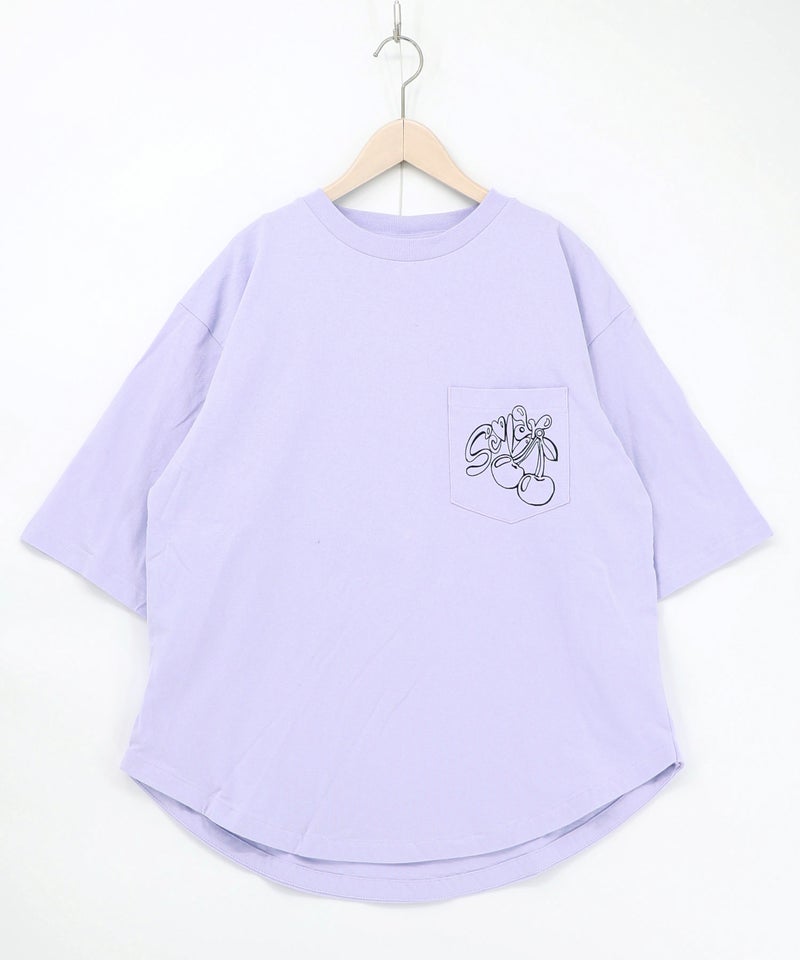 じゃらじゃらスカラーキーホルダー柄Tシャツ-14
