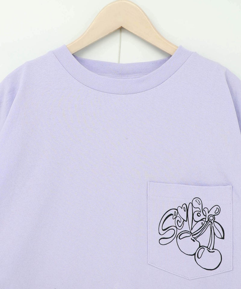 じゃらじゃらスカラーキーホルダー柄Tシャツ-17