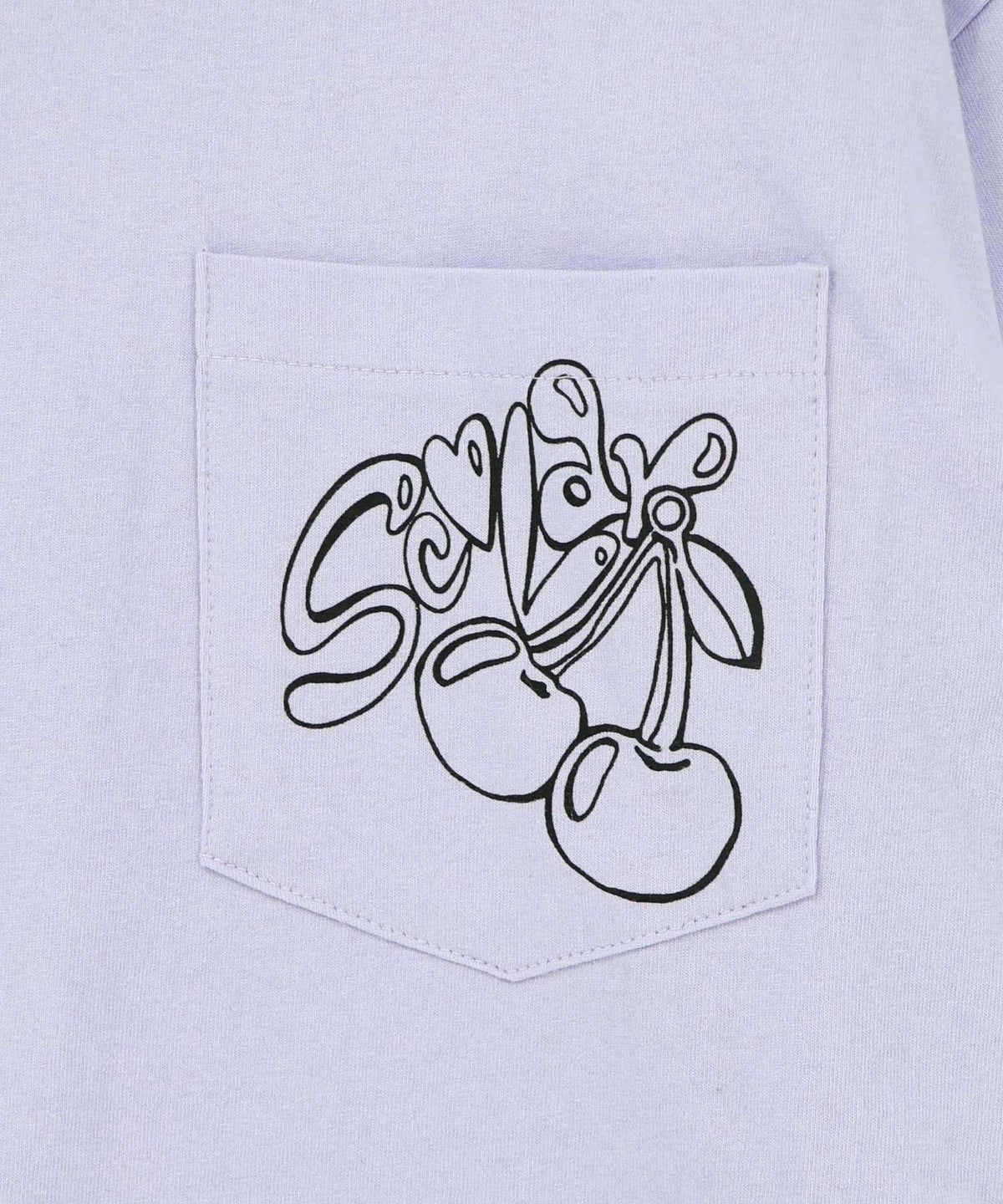 じゃらじゃらスカラーキーホルダー柄Tシャツ-18