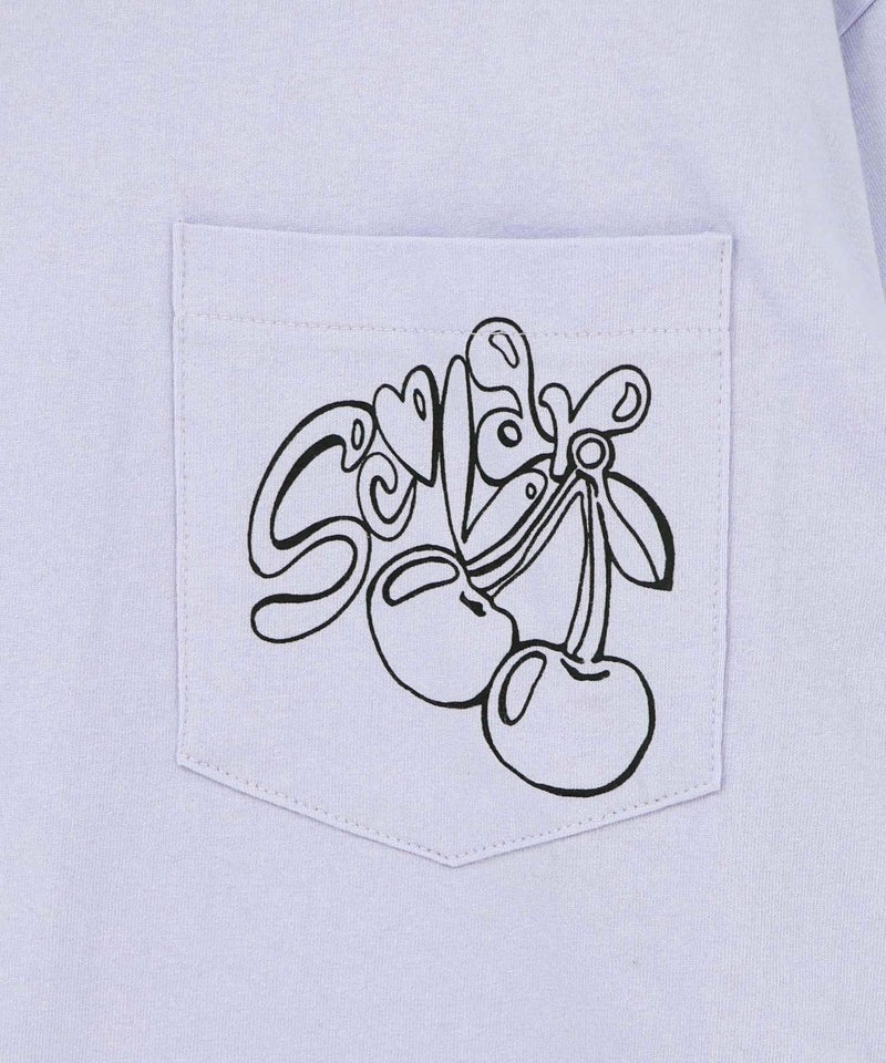 じゃらじゃらスカラーキーホルダー柄Tシャツ-18