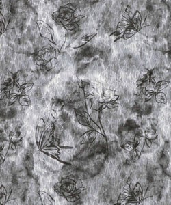 マーブル風花蝶刺繍チュールレースインナー-9