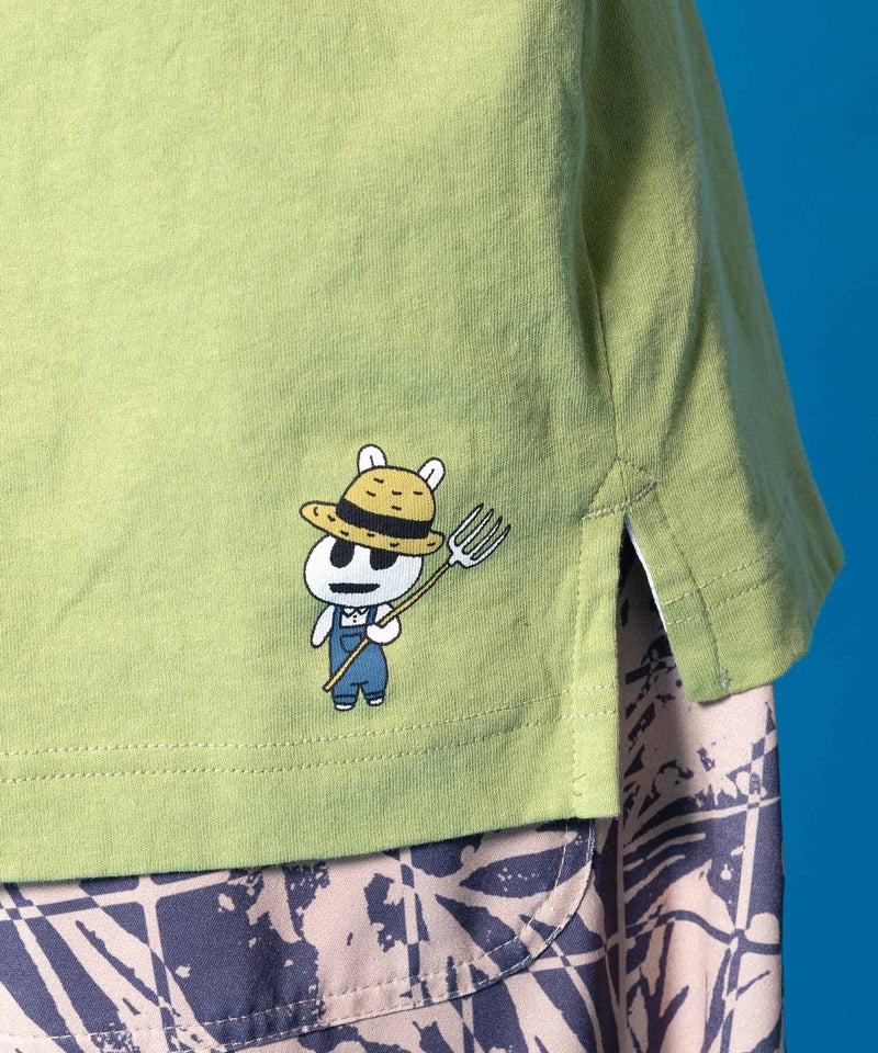 山からクマ大根Tシャツ-9