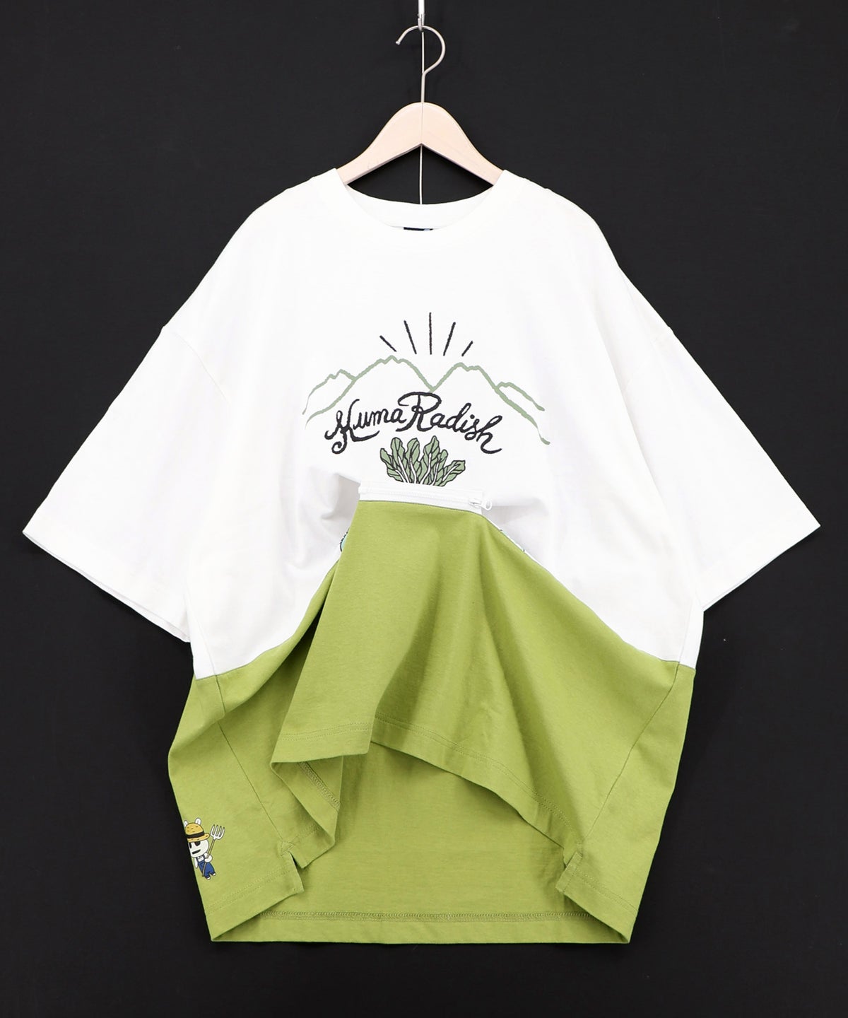 山からクマ大根Tシャツ-16