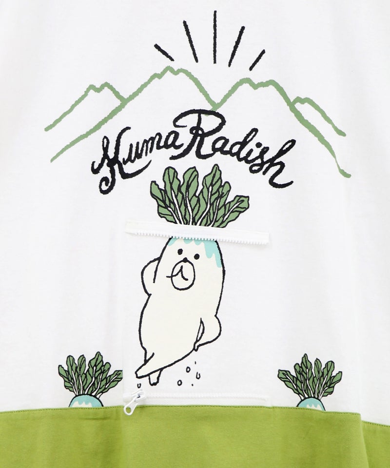 山からクマ大根Tシャツ-17