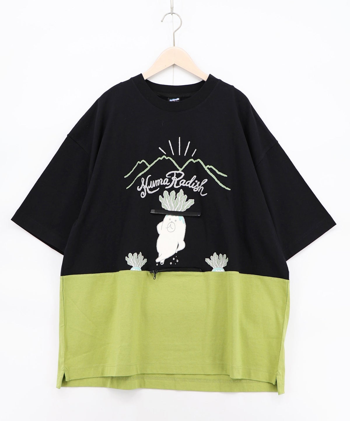 山からクマ大根Tシャツ-18