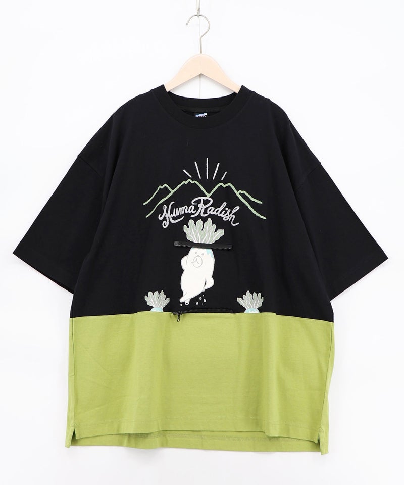 山からクマ大根Tシャツ-18
