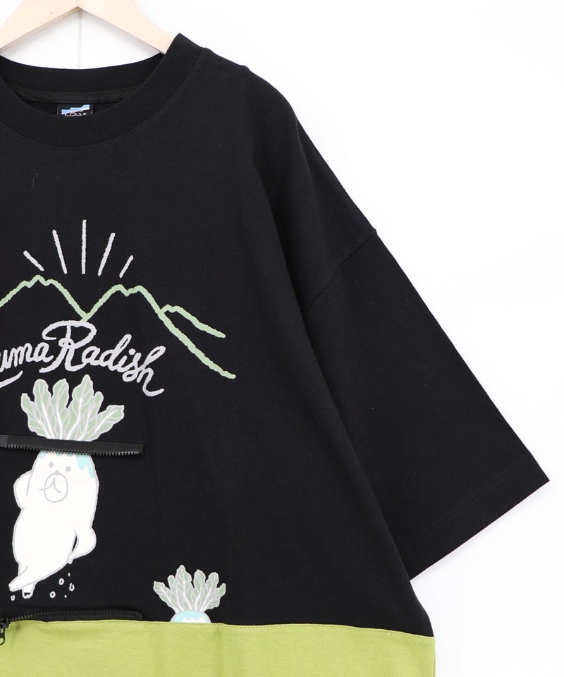 山からクマ大根Tシャツ-22