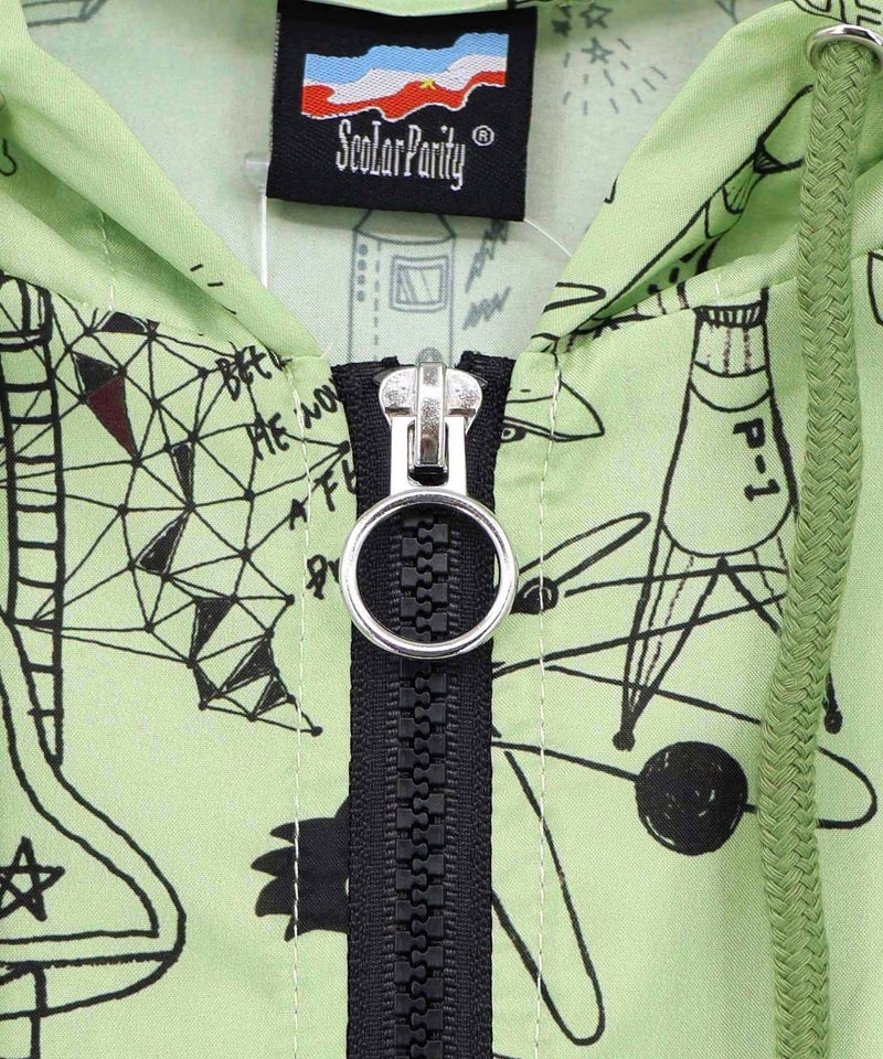 Parity×恐竜in宇宙柄 軽量パーカー-22