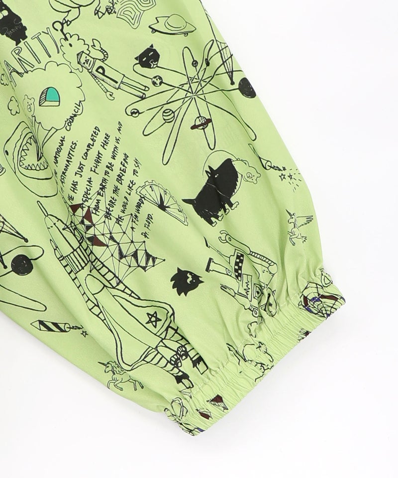 Parity×恐竜in宇宙柄 軽量パーカー-25