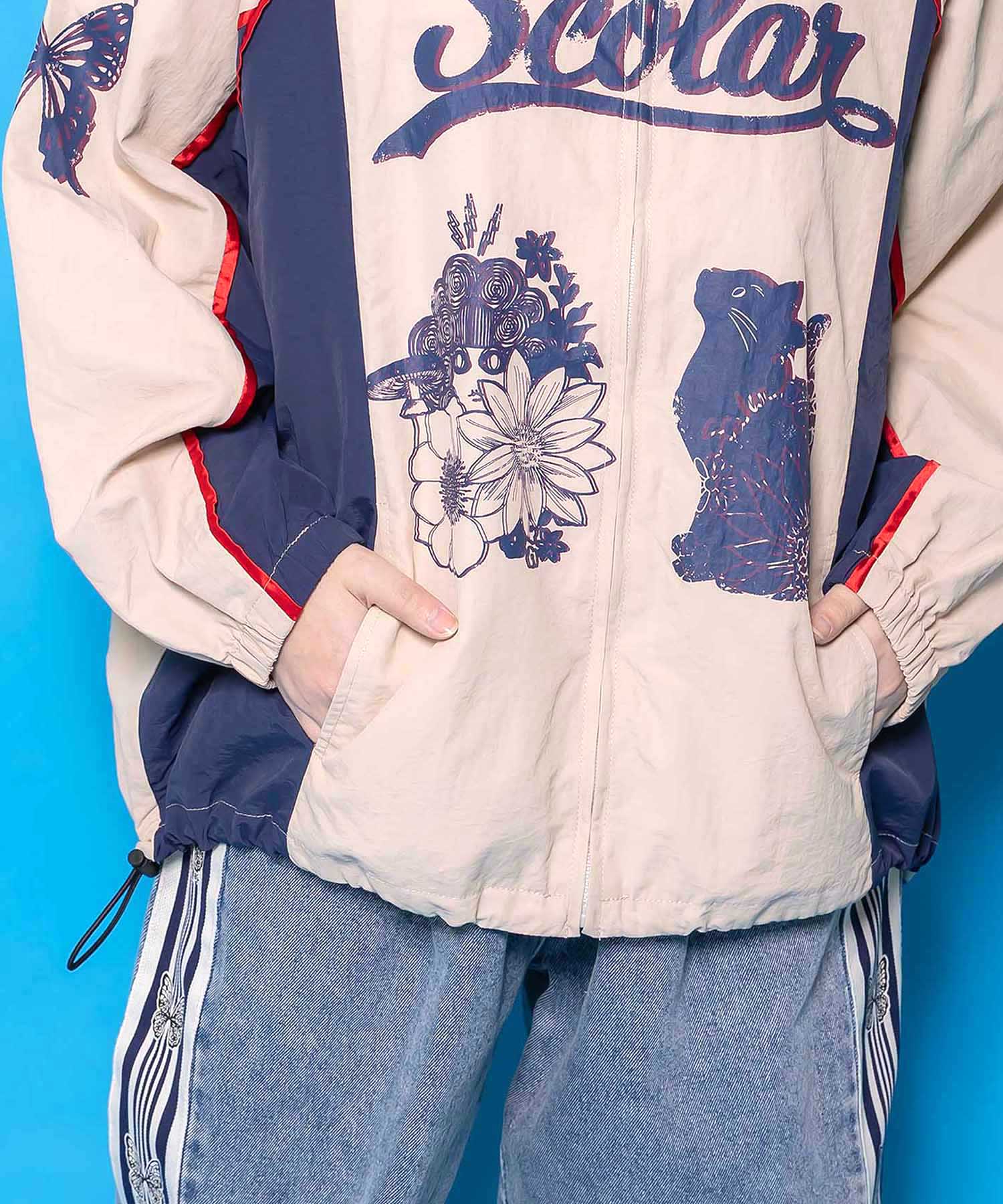 161668：スカラーちゃん×ネコ レーシング風ブルゾンの通販-ScoLar