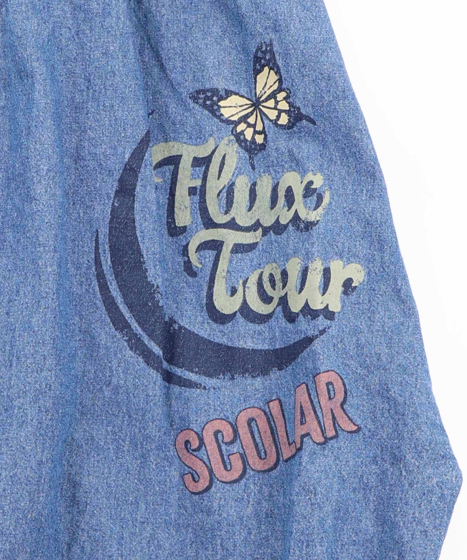161667：ベルトアジャスター付きバルーンデニムスカートの通販-ScoLar