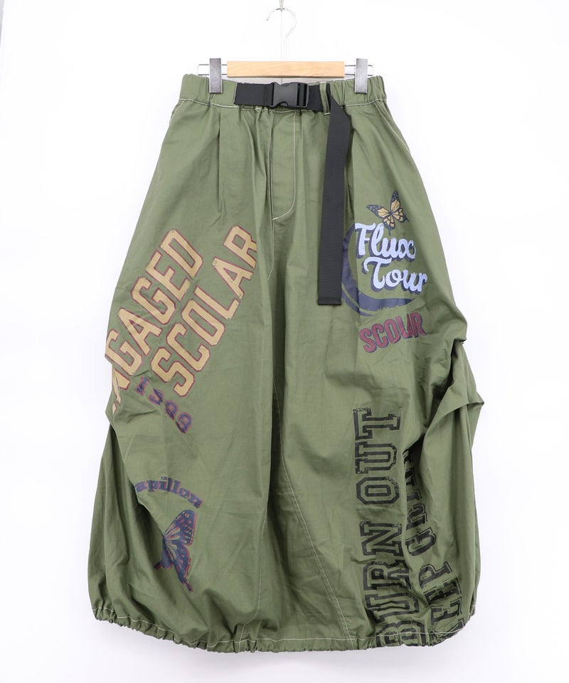 ベルトアジャスター付きバルーンデニムパンツ-24