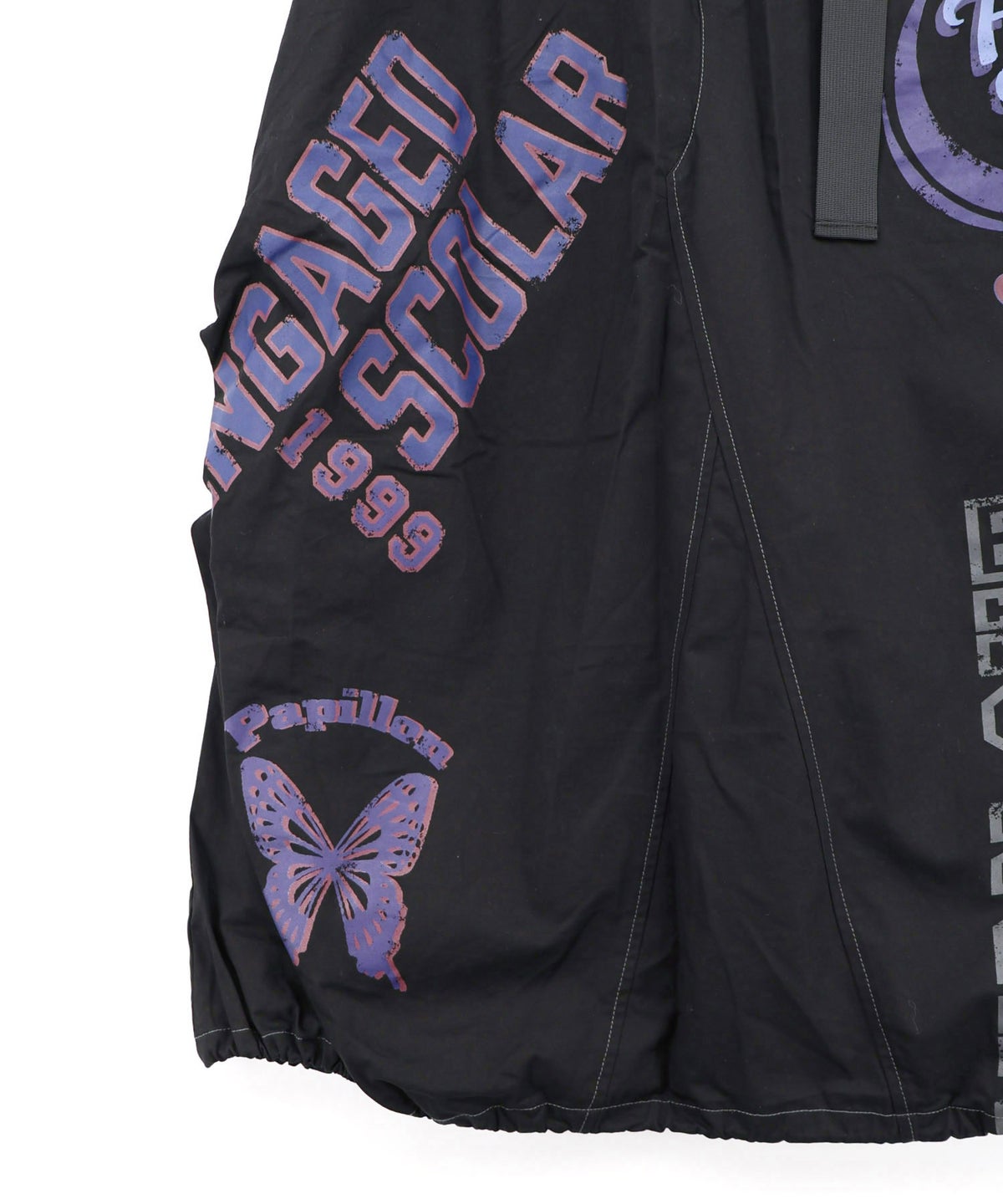 ベルトアジャスター付きバルーンデニムパンツ-28