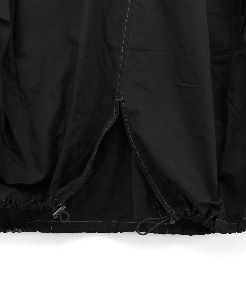 ベルトアジャスター付きバルーンデニムパンツ-30