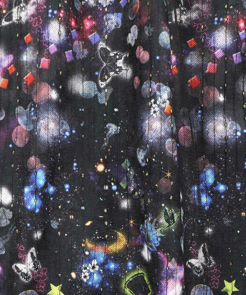 総柄ベロア×ストライプ柄チュールキャミワンピ-20