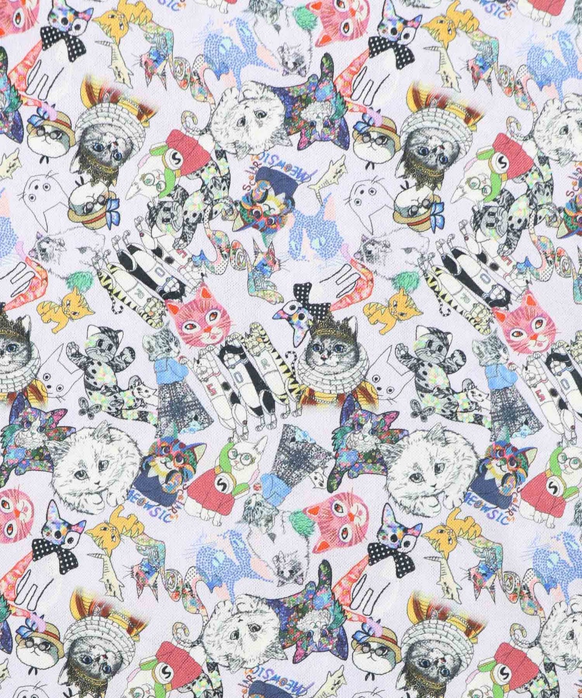 総柄ベロア×ストライプ柄チュールキャミワンピ-24