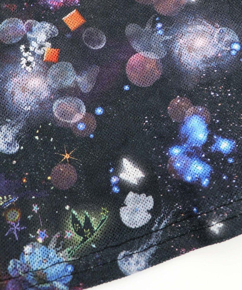 総柄ベロア×ストライプ柄チュールキャミワンピ-30