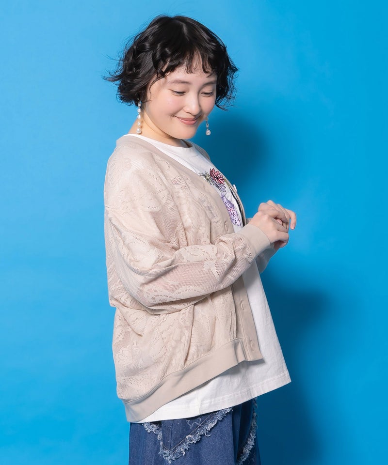 宇宙×海 オリジナルレースカーディガン-4