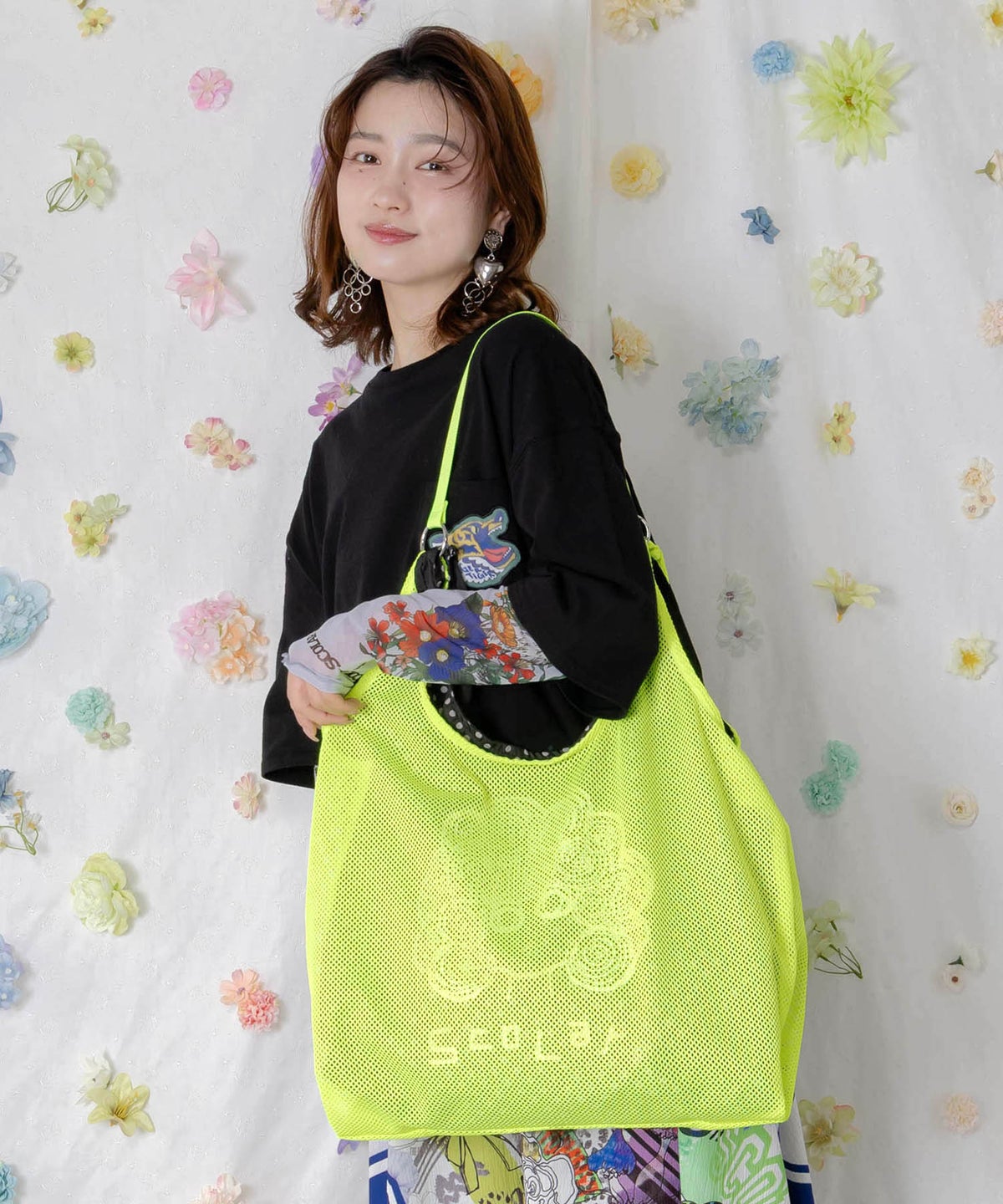 メッシュ×ベルト付き 3wayマルチバッグ-1