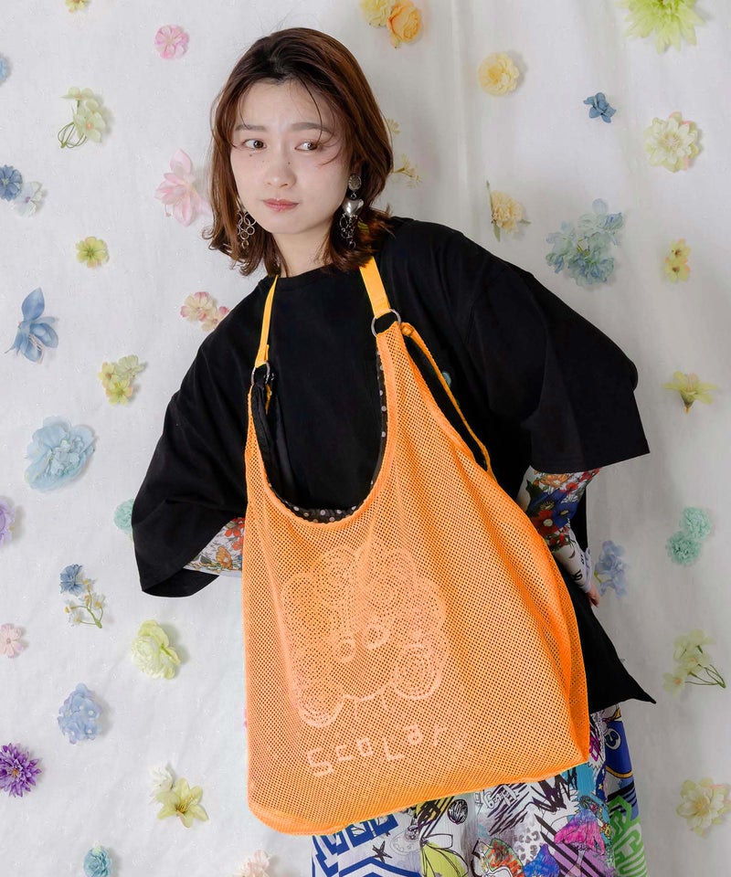 メッシュ×ベルト付き 3wayマルチバッグ-1