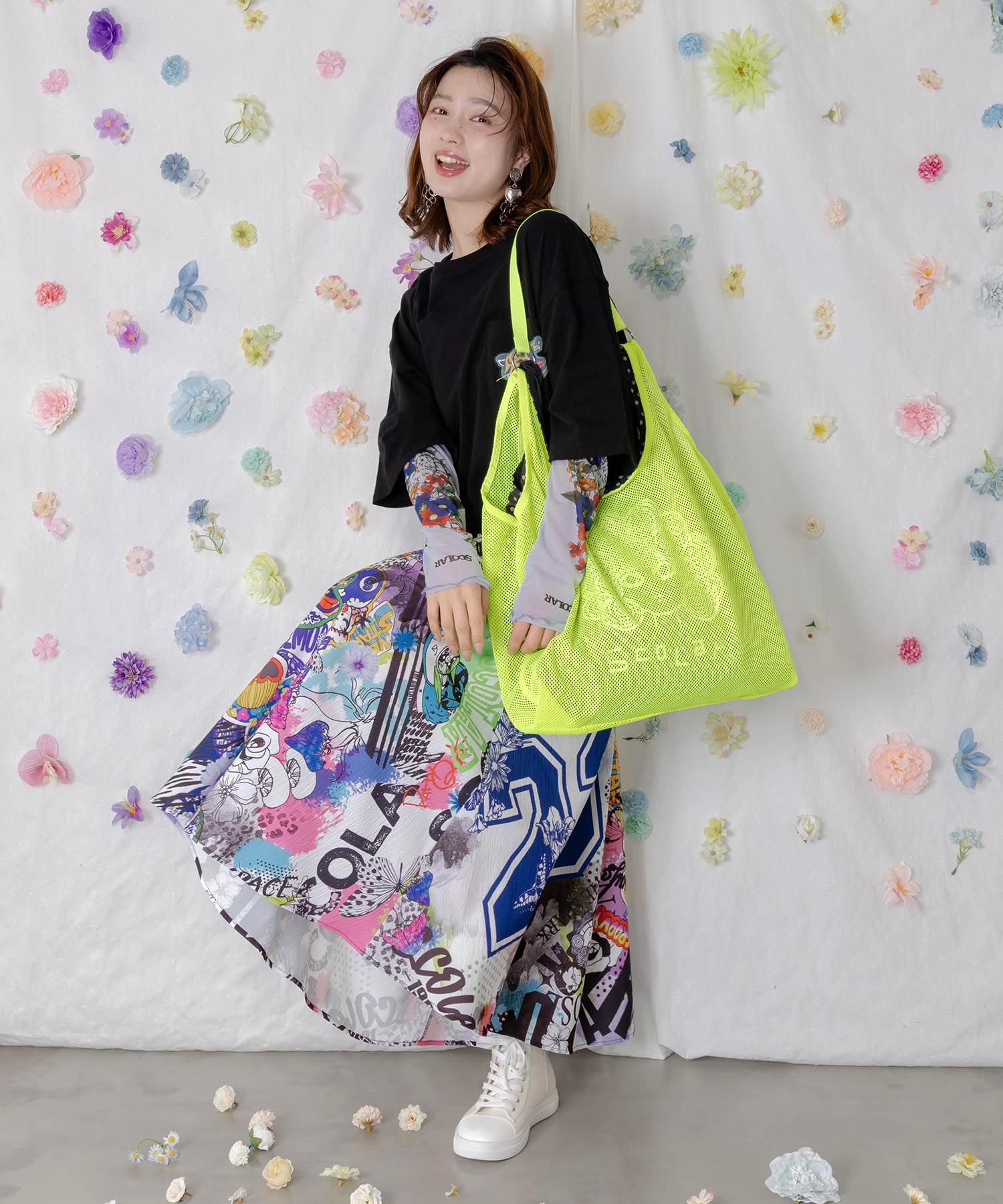 662431：メッシュ×ベルト付き 3wayマルチバッグの通販-ScoLar
