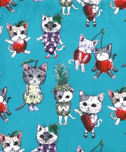 3柄展開 ネコショルダー巾着バッグ-9