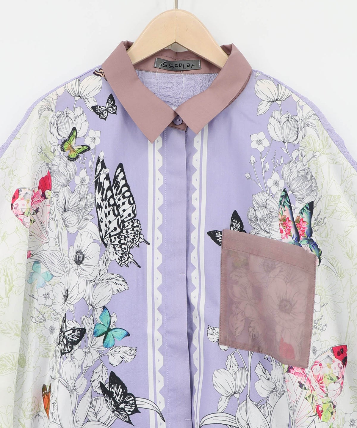 お花いっぱい アンティーク調シャツ-20