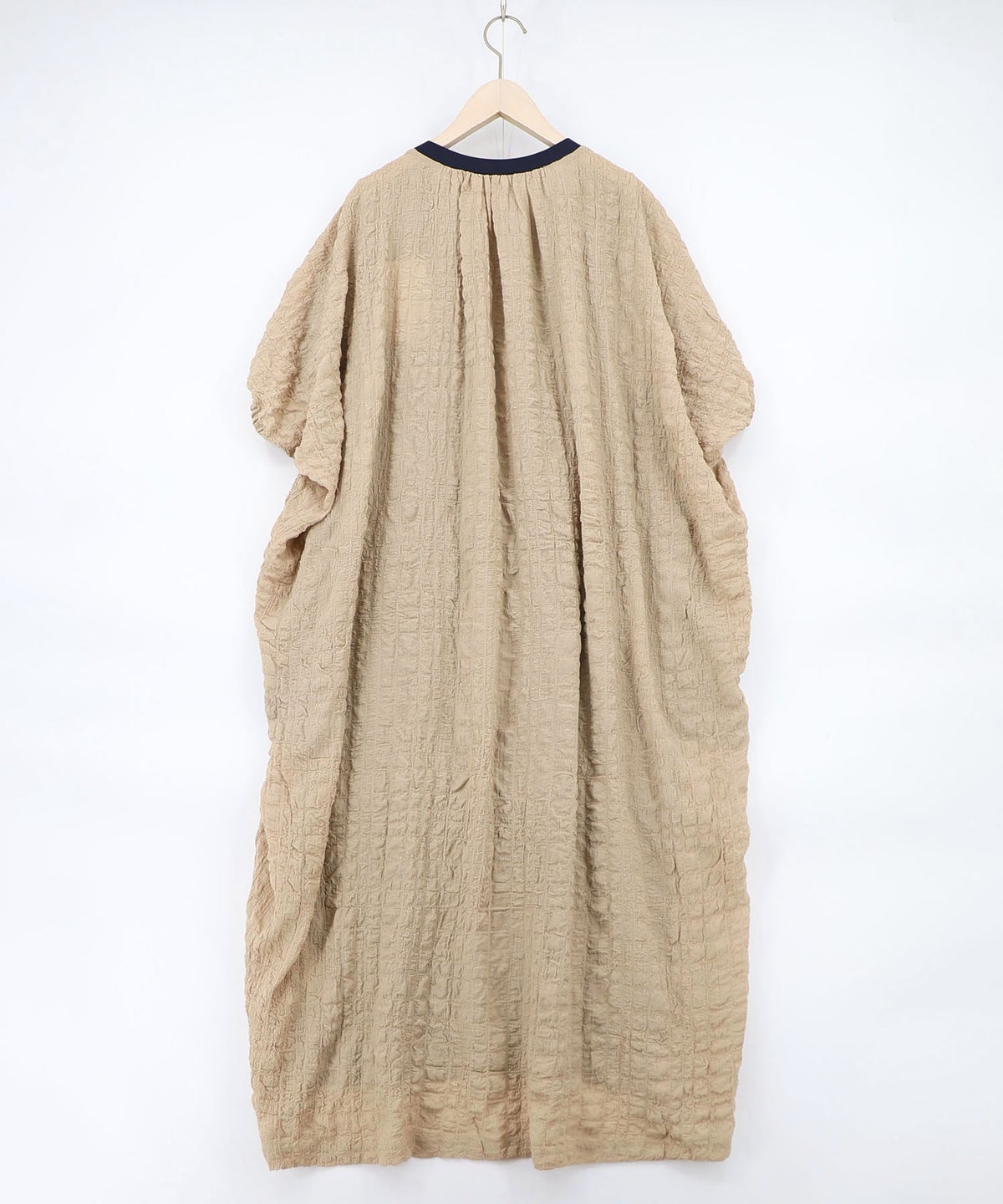 お城のレース風箔プリント異素材切替ワンピ-7