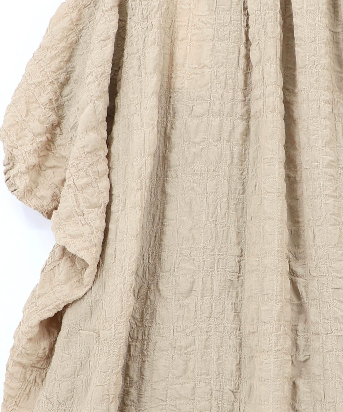 お城のレース風箔プリント異素材切替ワンピ-12