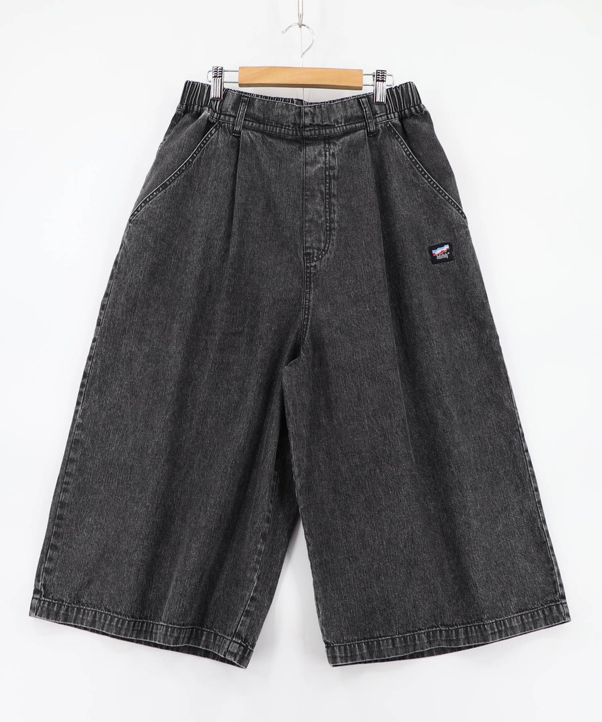 ネコパン刺繍 ツイルorデニムパンツ-17