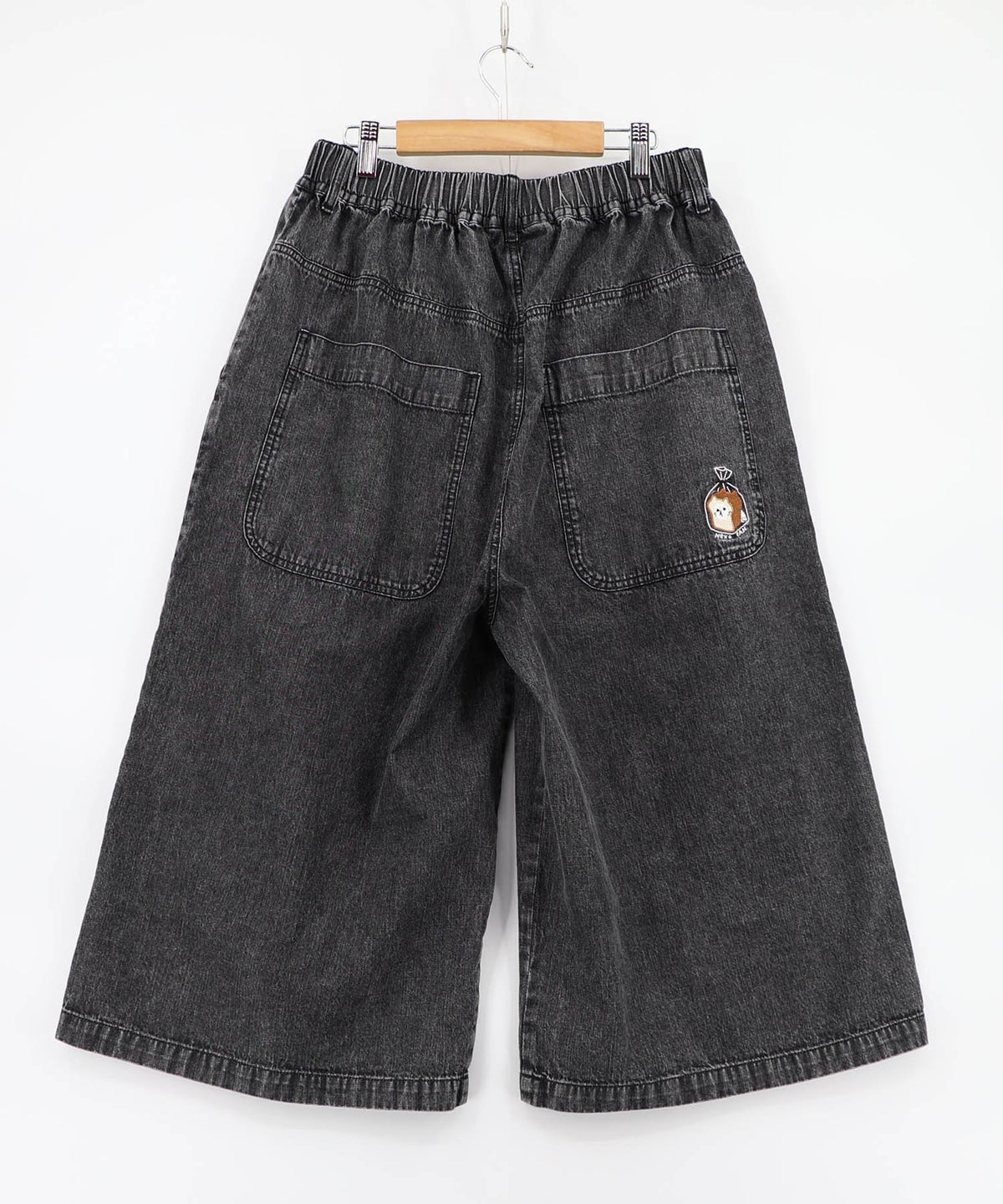 ネコパン刺繍 ツイルorデニムパンツ-18