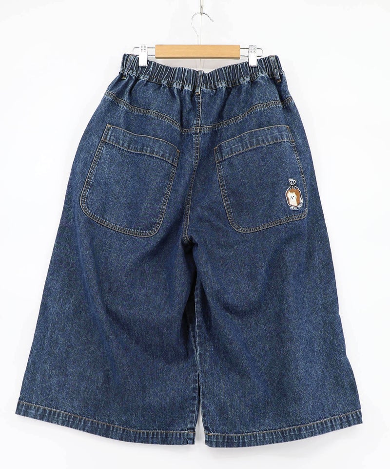 ネコパン刺繍 ツイルorデニムパンツ-24