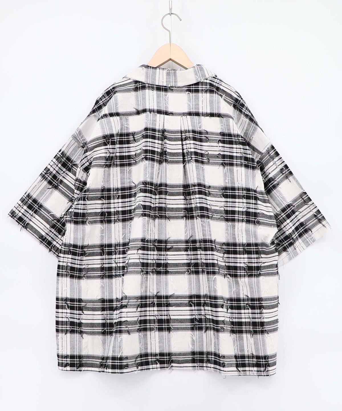 ネコパン刺繍 ひげチェックorデニムシャツ-17