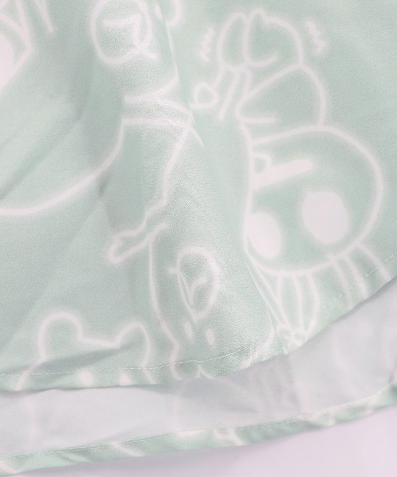 組体操クマとうさぎネオンサイン風シャツ-20