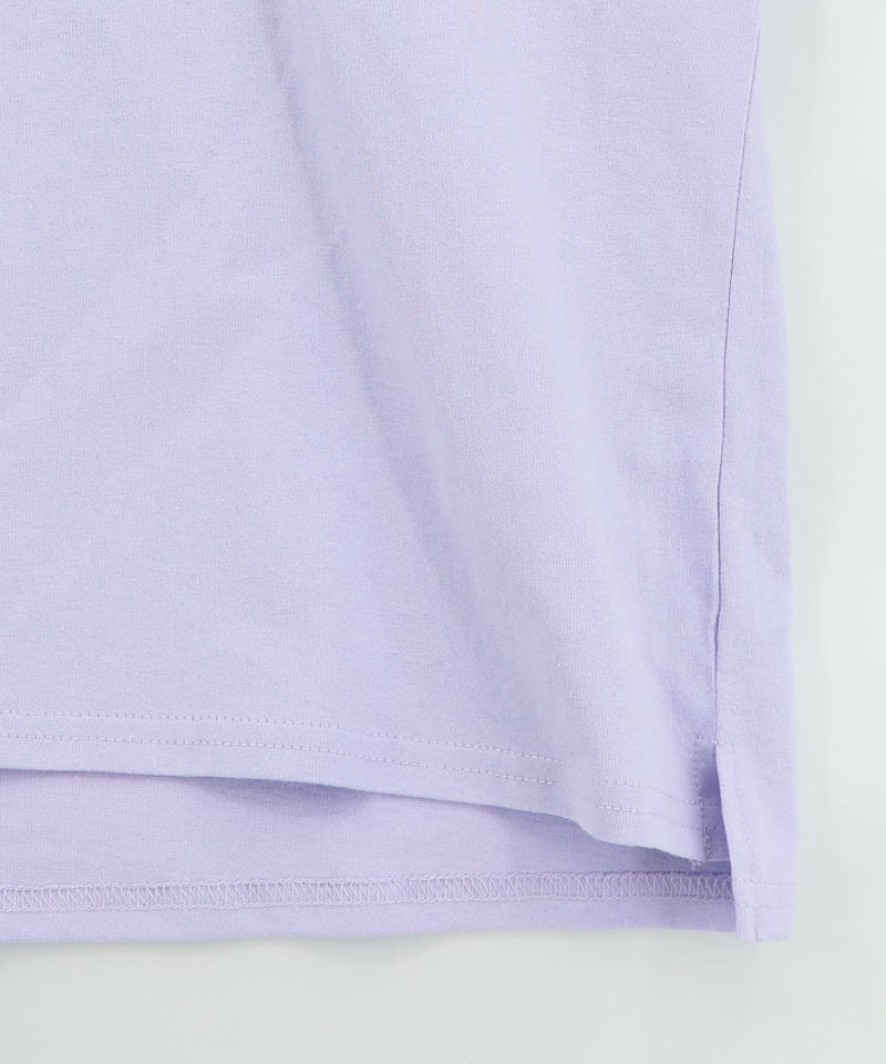 ポップレトロ調 ワッペン風バック刺繍Tシャツ-18