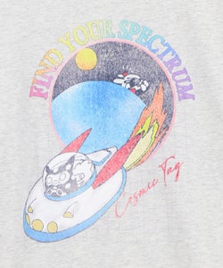 花ネコ袖柄切替 フクミン・モケの宇宙大冒険PO-4