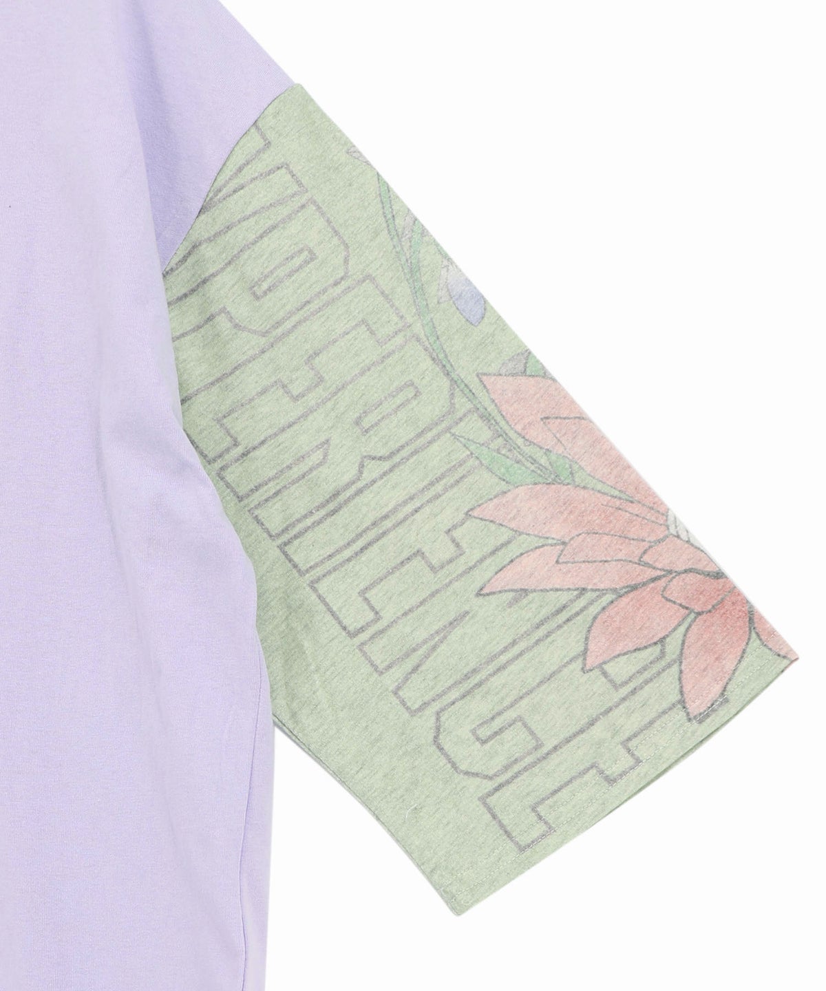 花ネコ袖柄切替 フクミン・モケの宇宙大冒険PO-11