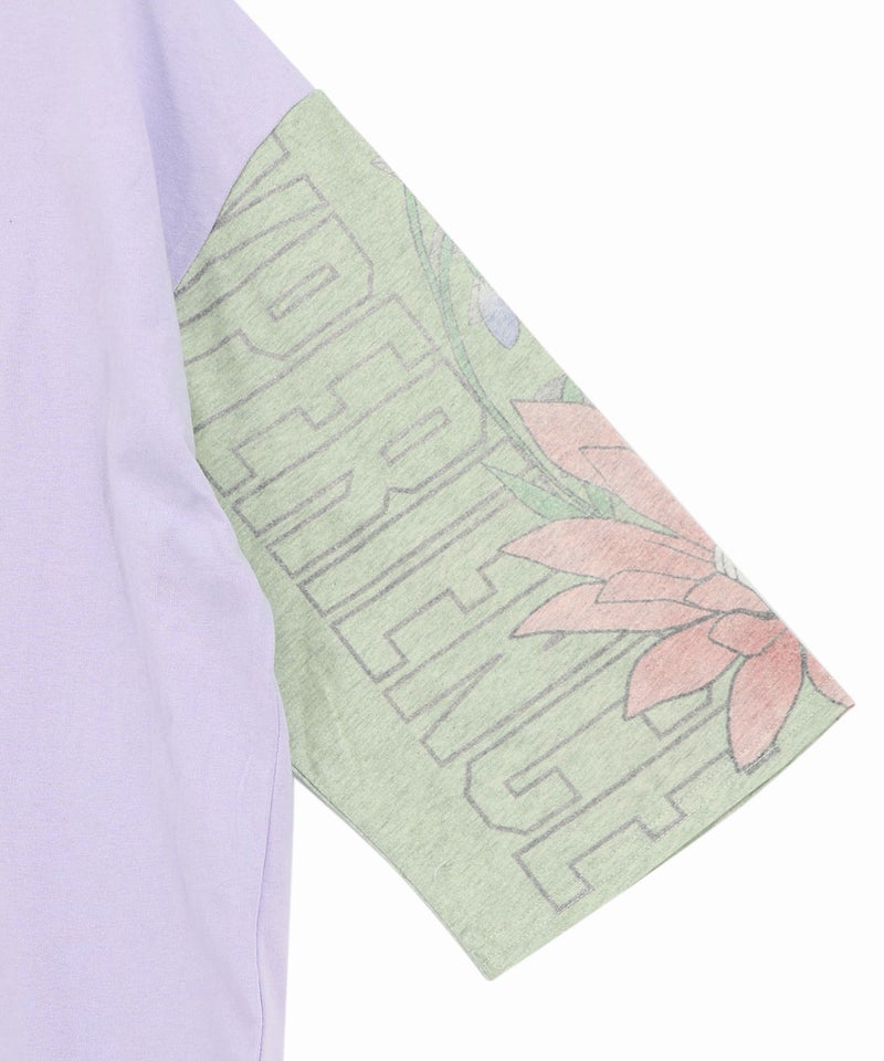 花ネコ袖柄切替 フクミン・モケの宇宙大冒険PO-11