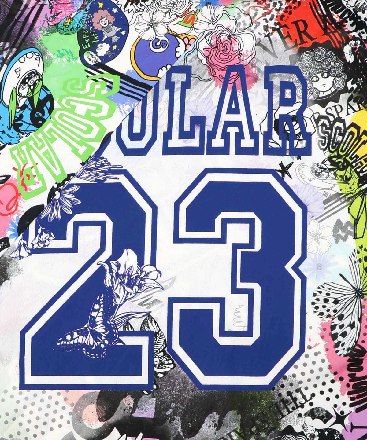 ポップらくがき総柄ワッシャースカート-16