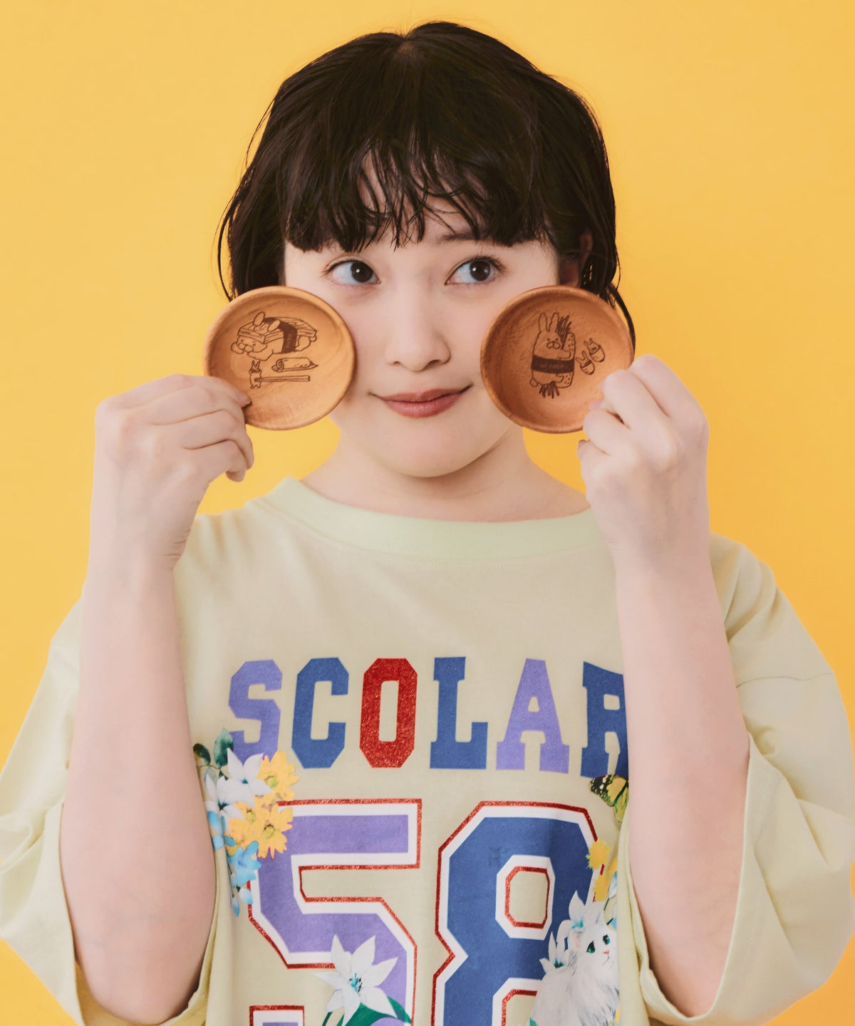 木製まめ皿 2種セット-2