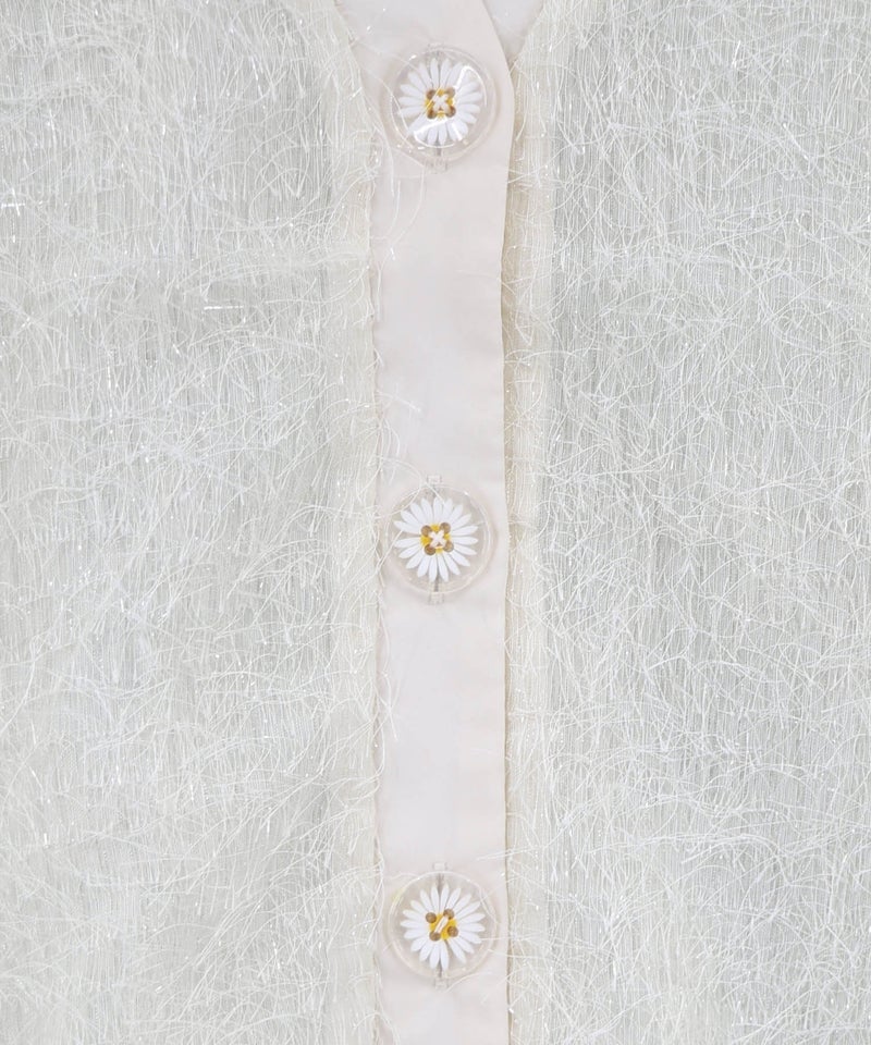 ひまわり刺繍 フェザーラメシフォンカーディガン-19
