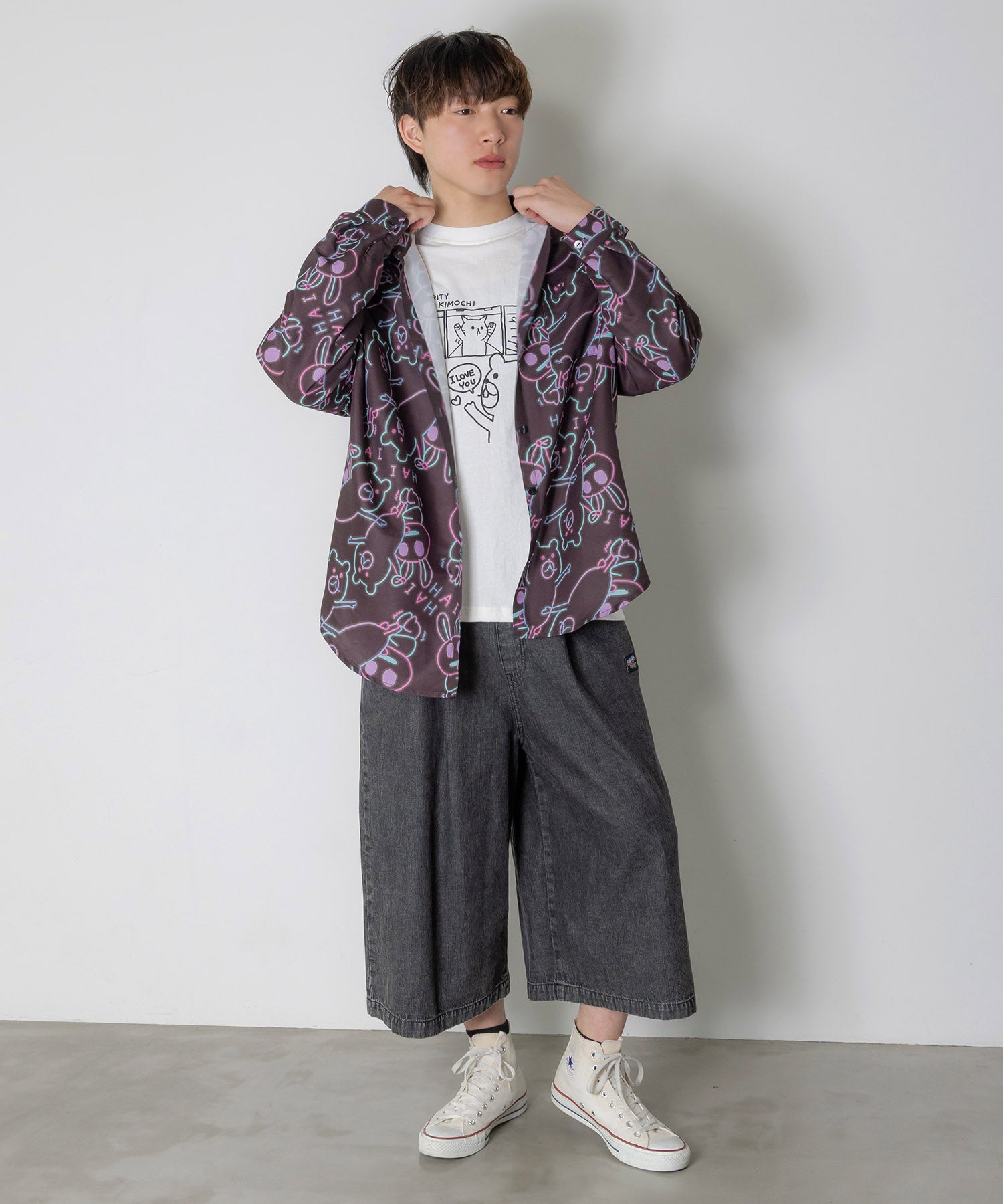 362109：片思いクマと全力拒否ネコTシャツの通販-ScoLar