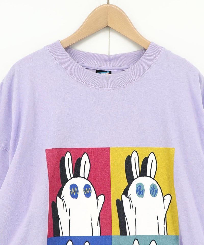 間違い探しおばけウサギTシャツ-13