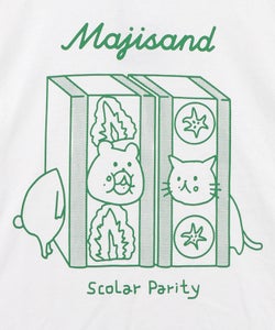 Majisand×Parity クマネコサンドTシャツ-11