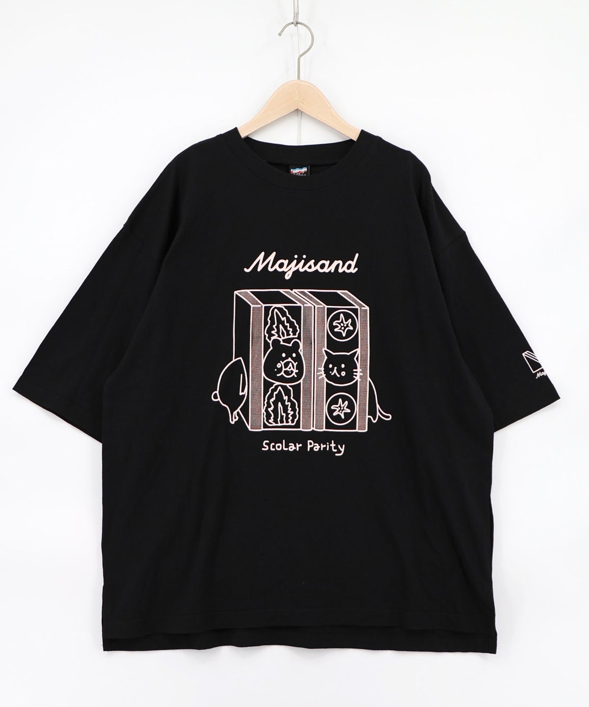Majisand×Parity クマネコサンドTシャツ-12