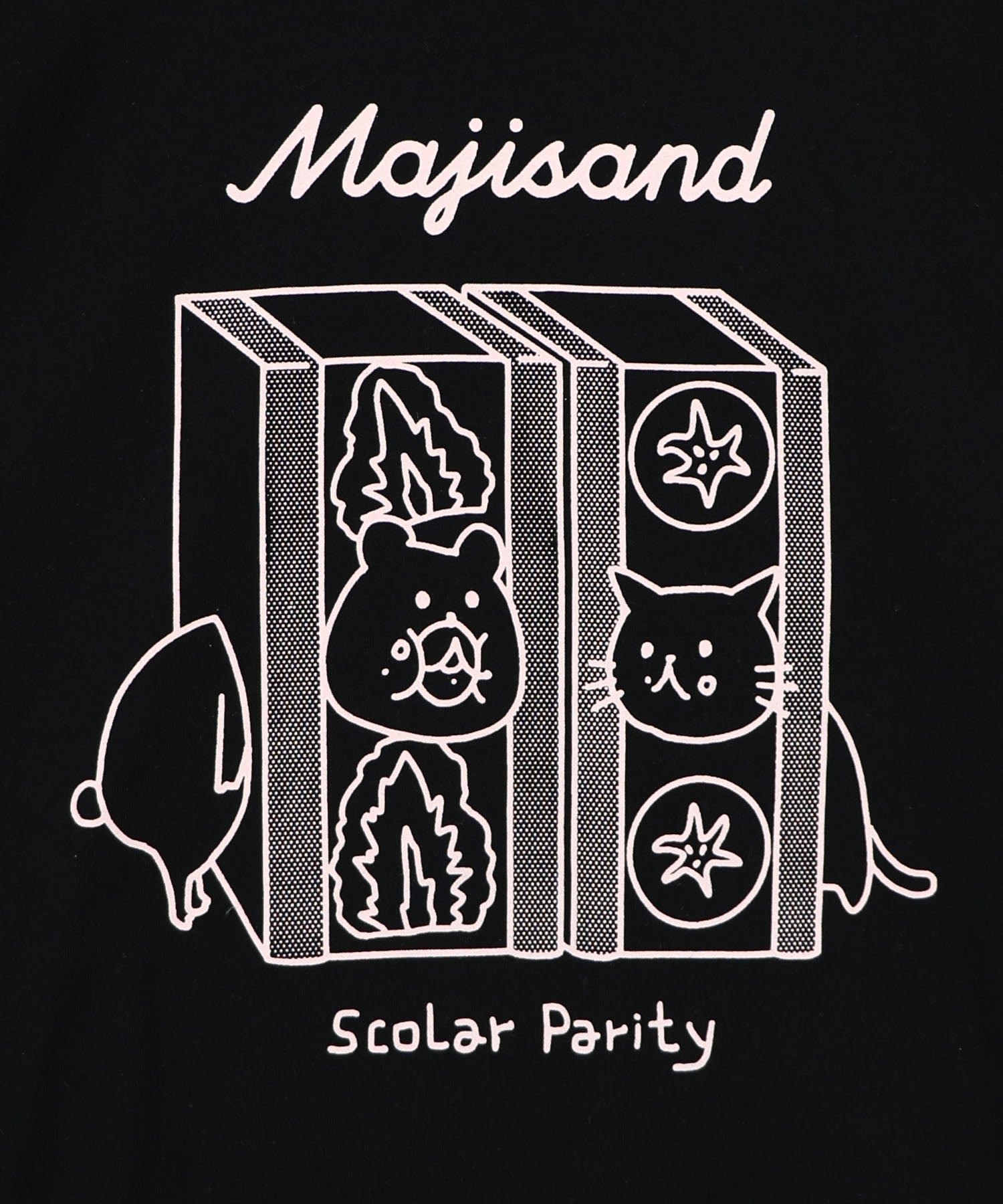 ほーさん様 362107：Majisand×Parity クマネコサンドTシャツの通販-ScoLar